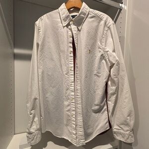 Ralph Lauren White Button Down Shirt